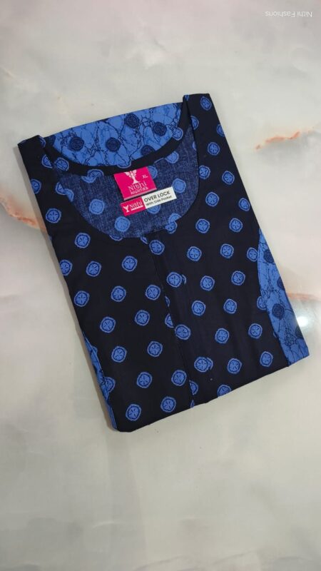 Pure Cotton Nighty NF2509PCN17 (with Zip)