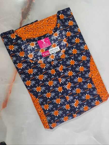 Pure Cotton Nighty NF2509PCN24 (with Zip)