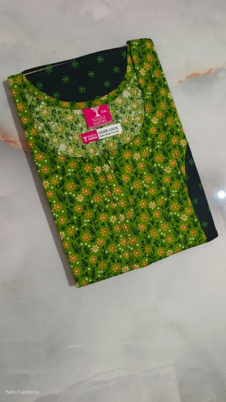 Pure Cotton Nighty NF2509PCN25 (with zip)